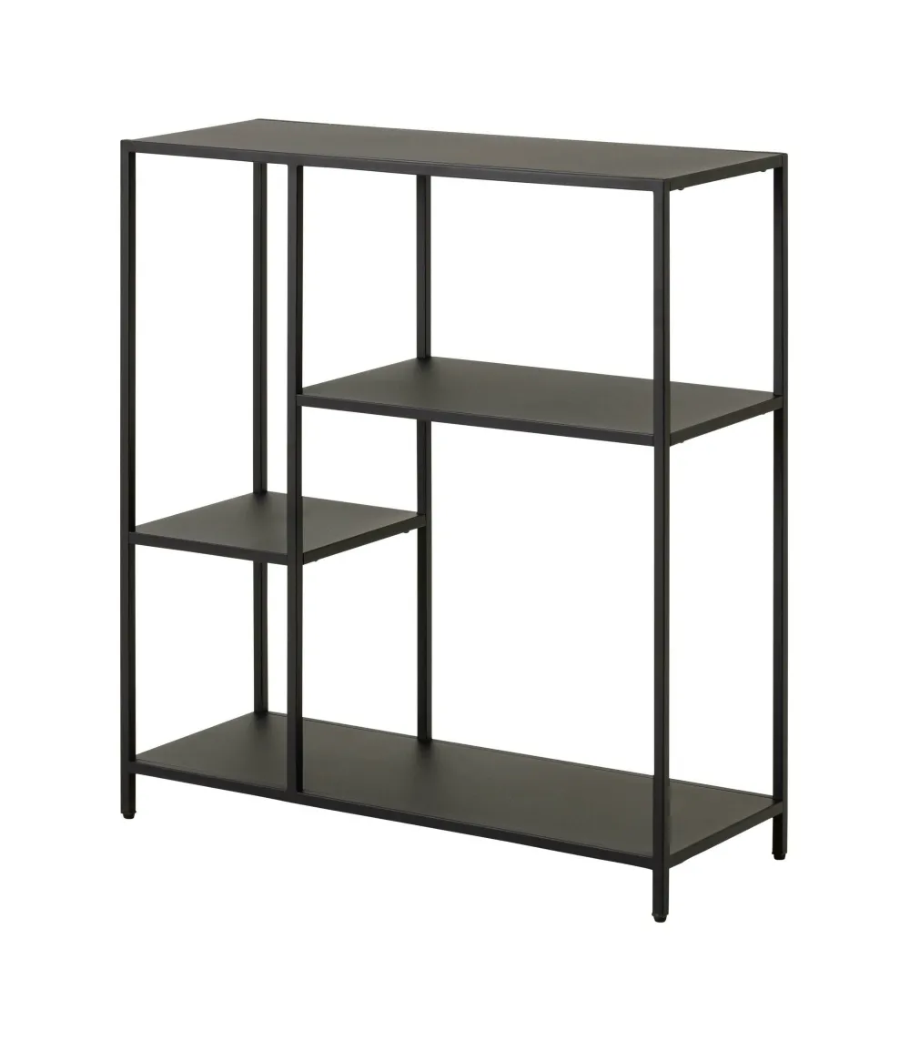 Bendt Wandrekken & Wandkasten|Wandrek Lua 80 x 86cm, kleur Zwart