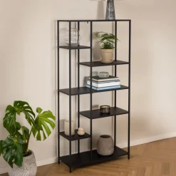 Bendt Wandrekken & Wandkasten|Wandrek Lua 165 x 80cm, kleur Zwart