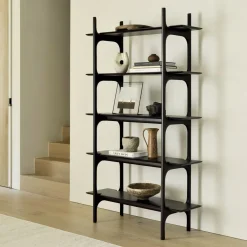 Ethnicraft Wandrekken & Wandkasten|Wandrek PI Gevernist Mahoniehout, 187 x 110cm Donkerbruin