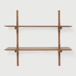 Ethnicraft Wandrekjes & Wandplanken|Wandrek PI Hout, Met 2 planken