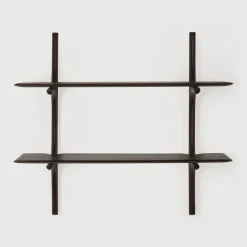 Ethnicraft Wandrekjes & Wandplanken|Wandrek PI Hout, Met 2 planken