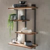 Artistiq Living Wandrekjes & Wandplanken|Wandrek Terrence Teakhout en metaal, 97 x 70cm