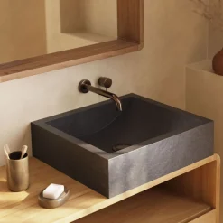 Kave Home Badkameraccessoires|Waskom Delina Terrazzo, 40 x 45cm