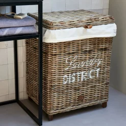 Rivièra Maison Badkameraccessoires|Potten & Manden|Wasmand Laundry District Rattan Natural