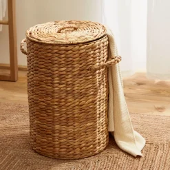 Kave Home Badkameraccessoires|Potten & Manden|Wasmand Yessira Waterhyacint Naturel