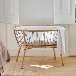 Kave Home Ledikanten|Wieg Leonela, 97 x 62cm, kleur Naturel