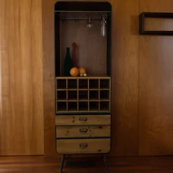 Dutchbone Wijnkasten & Wijnrekken|Wijnkast Vino 170 x 56cm Hout