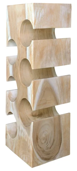 Artistiq Living Wijnkasten & Wijnrekken|Wijnrek Etoya Suarhout, Voor 6 flessen