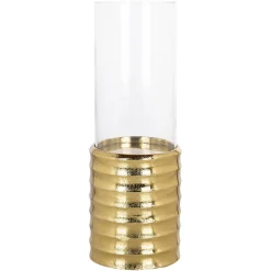 Richmond Interiors Kaarshouders & Windlichten|Windlicht Bodil Goud