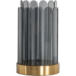 Richmond Interiors Kaarshouders & Windlichten|Windlicht Daisey kleur Smoke