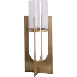 Richmond Interiors Kaarshouders & Windlichten|Windlicht Dalou kleur Goud