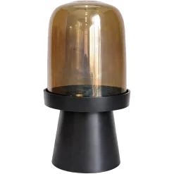 Richmond Interiors Kaarshouders & Windlichten|Windlicht Kate 36cm, kleur Walnut Walnoot