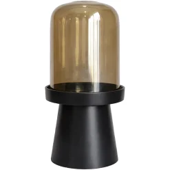 Richmond Interiors Kaarshouders & Windlichten|Windlicht Meave 55cm, kleur Walnut Walnoot