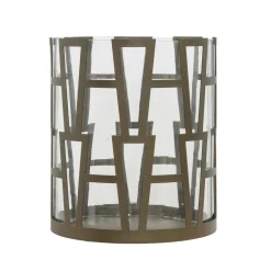 Richmond Interiors Kaarshouders & Windlichten|Windlicht Shandy 31cm, kleur antique Brass