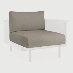 Ethnicraft Tuinkussens|Zitkussen Corbey t.b.v. Outdoor Loungestoel Corbey Silt