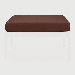 Ethnicraft Tuinkussens|Zitkussen Jack t.b.v. Outdoor Hocker Jack, kleur Burgundy