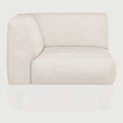 Ethnicraft Tuinkussens|Zitkussen Monocle t.b.v. Modulaire Loungeset Monocle Hoek, kleur Wit