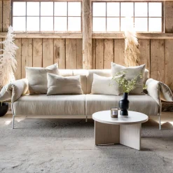 Nohr Rechte Bank|3-zits Bank Abiel Linnen, kleur Beige