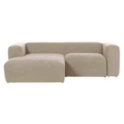 Kave Home Loungebank|2-zits Bank Blok 240cm, kleur Beige