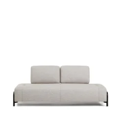 Kave Home Rechte Bank|2-zits Bank Compo kleur /Zwart Beige