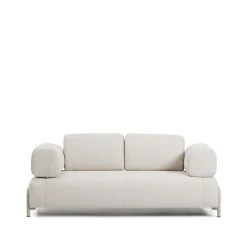 Kave Home Rechte Bank|2-zits Bank Compo Met armleuning, kleur Beige