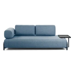 Kave Home Rechte Bank|3-zits Bank Compo Met Bijzettafel