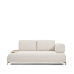 Kave Home Rechte Bank|2-zits Bank Compo Met blad, kleur Beige