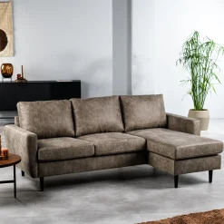 BASE Loungebank|3-zits Bank Everet Links/Rechts