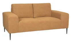 LABEL51 Rechte Bank|2-zits Bank Ferraro Bouclé Okergeel