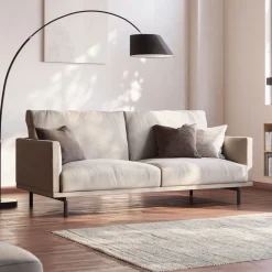 Kave Home Rechte Bank|3-zits Bank Galene 174cm, kleur Beige