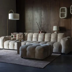 Dutchbone Rechte Bank|4,5-zits Bank Hackman Velvet