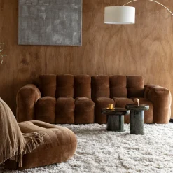 Dutchbone Rechte Bank|3-zits Bank Hackman Velvet