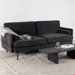 Nohr Rechte Bank|3-zits Bank Janara Velvet, 210cm