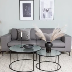 Nohr Rechte Bank|3-zits Bank Laqueta Stof