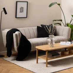 Bendt Rechte Bank|3-zits Bank Liselot Bouclé, kleur Beige