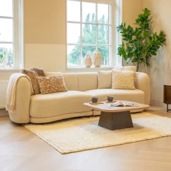 Nohr Organische Bank|3-zits Bank Macrina Organisch 268cm, kleur Beige