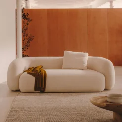 Kave Home Rechte Bank|3-zits Bank Martina Bouclé