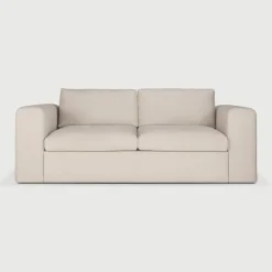 Ethnicraft Rechte Bank|2,5-zits Bank Mellow kleur Off White