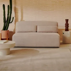 Kave Home Rechte Bank|2-zits Bank Neom kleur Beige