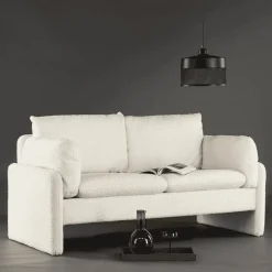 Nohr Rechte Bank|2-zits Bank Reba Teddy, kleur Wit