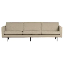 WOOOD Rechte Bank|3-zits Bank Rodeo Bouclé, kleur Beige