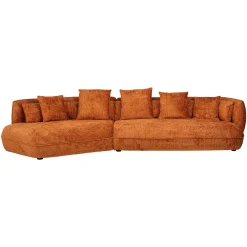 Richmond Interiors Organische Bank|4-zits Bank Rodina Chenille Pumpkin