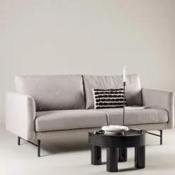 Nohr Rechte Bank|3-zits Bank Sumit 198cm Bruin