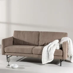 Nohr Rechte Bank|3-zits Bank Sumit Rib, kleur Bruin