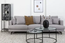 Nohr Rechte Bank|3-zits Bank Tamora Stof Grijs