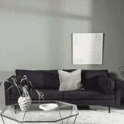 Nohr Rechte Bank|3-zits Bank Tylan Linnenmix, kleur Zwart