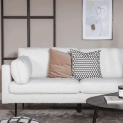 Nohr Rechte Bank|3-zits Bank Tylan Teddy Wit