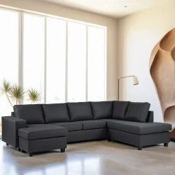 BASE Hoekbank|3-zits Hoekbank Daryll kleur Antraciet