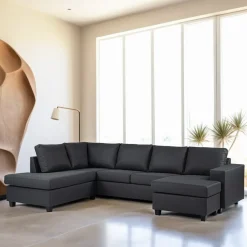 BASE Hoekbank|3-zits Hoekbank Daryll kleur Antraciet