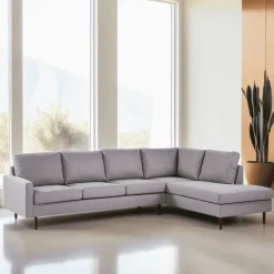 BASE Hoekbank|3-zits Hoekbank Jeno kleur Grijs